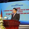 Phó Thủ tướng, Bộ trưởng Bộ Ngoại giao Phạm Bình Minh phát biểu. (Ảnh: Dương Ngọc/TTXVN)