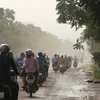 Ngày 15/9, bầu không khí ở thủ đô Hà Nội ô nhiễm nghiêm trọng ở hầu hết các quận. (Nguồn: TTXVN)
