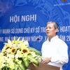 Thứ trưởng Bộ Thông tin và Truyền thông Nguyễn Thành Hưng phát biểu khai mạc. (Ảnh: Minh Quyết/TTXVN)
