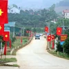 Đường liên xóm xã Phúc Ninh, huyện Yên Sơn được bêtông hóa. (Ảnh Quang Đán/TTXVN)