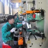 Sản xuất đồ điện gia dụng tại Công ty TNHH Điện cơ AIDI Khu công nghiệp Gia Lễ, thị trấn Đông Hưng, tỉnh Thái Bình. (Ảnh: Thế Duyệt/TTXVN)