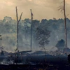 Khói bốc lên từ đám cháy rừng Amazon ở Altamira, bang Para, Brazil, ngày 27/8/2019. (Ảnh: AFP/TTXVN)