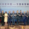 Các quan chức cấp cao ASEAN và Trung Quốc chụp hình chung. Ảnh minh họa. (Ảnh: Lương Tuấn/TTXVN)