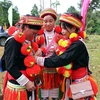 Trang phục của người Dao Đỏ tỉnh Tuyên Quang. (Ảnh: Quang Đán/TTXVN)