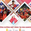 [Infographics] Những gương mặt vàng thể thao Việt Nam tại Sea Games 30