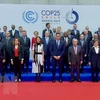 Đại diện các quốc gia chụp ảnh chung tại Hội nghị lần thứ 25 các bên tham gia Công ước khung của Liên hợp quốc về biến đổi khí hậu (COP 25), Madrid của Tây Ban Nha, ngày 2/12. (Ảnh: THX/TTXVN)