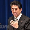 Thủ tướng Nhật Bản Shinzo Abe phát biểu trong cuộc họp báo sau cuộc họp nội các tại Tokyo ngày 11/9/2019. (Ảnh: AFP/TTXVN)