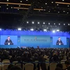Chủ tịch Trung Quốc Tập Cận Bình phát biểu khai mạc Diễn đàn hợp tác quốc tế Vành đai và Con đường ở Bắc Kinh ngày 26/4/2019. (Ảnh: AFP/TTXVN)