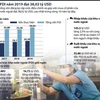 [Infographics] Thu hút vốn FDI năm 2019 đạt trên 38 tỷ USD