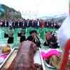 Nghi thức lễ cúng còn ở Lai Châu. (Nguồn: TTXVN)