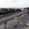 Nhà ga Yên Nghĩa - nhà ga cuối cùng trên tuyến đường sắt đô thị Cát Linh-Hà Đông. (Ảnh: Huy Hùng/TTXVN)