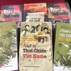 Bộ sách Nhật ký thời chiến Việt Nam. (Ảnh: Thanh Vũ/TTXVN)