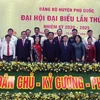 Ban Chấp hành Đảng bộ huyện Phú Quốc khóa XII, nhiệm kỳ 2020-2025. (Ảnh: Lê Huy Hải/TTXVN)