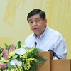Bộ trưởng Bộ Kê hoạch và Đầu tư Nguyễn Chí Dũng. (Ảnh: Thống Nhất/TTXVN)