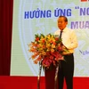 Phó Thủ tướng Thường trực Chính phủ Trương Hòa Bình phát biểu tại lễ míttinh. (Ảnh: Tá Chuyên/TTXVN)