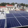 Hệ thống năng lượng mặt trời mái nhà của một hộ gia đình ở huyện Trảng Bom. (Ảnh: Nguyễn Văn Việt/TTXVN)