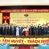 Ban Chấp hành Đảng bộ Ủy ban Quản lý vốn Nhà nước tại doanh nghiệp nhiệm kỳ 2020-2025 ra mắt Đại hội. (Ảnh: Trần Việt/TTXVN)
