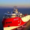 Tàu nghiên cứu địa chất Oruc Reis của Thổ Nhĩ Kỳ đã được điều tới hoạt động ở phía Đông Địa Trung Hải. (Nguồn: Greek City Times)