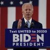 Cựu Phó Tổng thống Mỹ Joe Biden phát biểu tại Wilmington, Mỹ. (Nguồn: AFP/TTXVN)