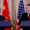 Ngoại trưởng Mỹ Mike Pompeo và Chủ nhiệm Văn phòng Ủy ban Công tác đối ngoại Trung ương Đảng Cộng sản Trung Quốc Dương Khiết Trì. (Nguồn: Reuters)