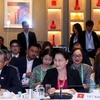Chủ tịch Quốc hội Nguyễn Thị Kim Ngân cùng đoàn đại biểu Quốc hội Việt Nam tham dự phiên họp AIPA-40. (Ảnh: Trọng Đức/TTXVN)