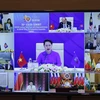 Chủ tịch Quốc hội Nguyễn Thị Kim Ngân, Chủ tịch AIPA-41 phát biểu tại cuộc Đối thoại giữa các Nhà lãnh đạo ASEAN và AIPA dưới hình thức trực tuyến, trong khuôn khổ Hội nghị Cấp cao ASEAN 36, tại Hà Nội, chiều 26/6/2020. (Nguồn: TTXVN) 