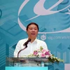 Phó Chủ tịch UBND Thành phố Hồ Chí Minh Dương Anh Đức phát biểu tại Hội thảo Quốc gia về Chính phủ điện tử lần thứ 15. (Ảnh: Tiến Lực/TTXVN)