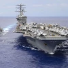 Tàu USS Nimitz. (Nguồn: AFP)