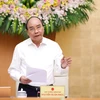 Thủ tướng Nguyễn Xuân Phúc chủ trì phiên họp Chính phủ thường kỳ tháng 9/2020 (Ảnh: Dương Giang/TTXVN)