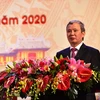 Ông Lê Trường Lưu, Bí thư Tỉnh ủy Thừa Thiên-Huế khóa XVI, nhiệm kỳ 2020-2025 phát biểu tại lễ bế mạc. (Nguồn: TTXVN)