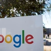 Biểu tượng Google tại trụ sở ở Menlo Park, California, Mỹ. (Ảnh: AFP/TTXVN)
