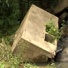 Công trình nước sạch tại bản Suối Phái, xã Tam Chung, huyện biên giới Mường Lát bị hư hỏng nặng. (Ảnh: Nguyễn Nam/TTXVN)