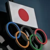 Biểu tượng Olympic bên ngoài Bảo tàng Olympic tại Tokyo, Nhật Bản. (Nguồn: AFP)