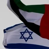 Quốc kỳ của Israel và UAE. (Nguồn: Reuters)