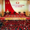 Đại hội đại biểu toàn quốc Đảng Cộng sản Việt Nam lần thứ XII diễn ra từ ngày 20-28/1/2016, tại Hà Nội. (Ảnh: Nguyễn Dân/TTXVN)