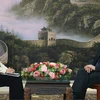 Đại sứ Trung Quốc tại Việt Nam Hùng Ba trả lời phỏng vấn của TTXVN trước thềm Đại hội Đảng XIII. Nguồn: Thúy Hà/TTXVN)