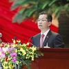 Đồng chí Nguyễn Văn Quảng, Bí thư Thành ủy Đà Nẵng trình bày tham luận. (Ảnh: TTXVN)