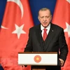 Tổng thống Thổ Nhĩ Kỳ Rvecep Tayyip Erdogan. (Ảnh: AFP/TTXVN)