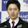 Thống đốc tỉnh Osaka (Nhật Bản), ông Hirofumi Yoshimura phát biểu với báo giới tại Osaka, ngày 2/4/2021. (Ảnh: Kyodo/TTXVN)