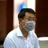 Bị cáo Nguyễn Hải Nam tại phiên tòa. (Ảnh: Thành Chung/TTXVN)