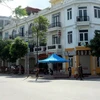 Khu vực một ca bệnh COVID-19 tại thành phố Thái Bình được phong tỏa. (Ảnh: Thế Duyệt/TTXVN)