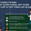 [Infographics] Đối tượng thí sinh được tuyển thẳng vào lớp 10 ở Hà Nội