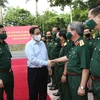 Thủ tướng Phạm Minh Chính với các đại biểu. (Ảnh: Trọng Đức/TTXVN)