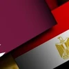 Quốc kỳ của Qatar và Ai Cập. (Nguồn: AP)