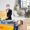 Từ khi dịch COVID-19 bùng phát, Tập đoàn T&T Group đã tài trợ, hỗ trợ nhiều trang thiết bị, vật tư y tế cho Bộ Y tế và các địa phương. (Nguồn: Vietnam+)