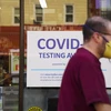 Một điểm xét nghiệm COVID-19 tại New York, Mỹ, ngày 26/7/2021. (Ảnh: THX/TTXVN)