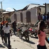 Trận động đất đã phá hủy 949 ngôi nhà, bảy nhà thờ, hai khách sạn và ba trường học. (Ảnh: AFP/TTXVN) 