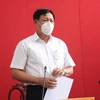 Thứ trưởng Bộ Y tế Đỗ Xuân Tuyên phát biểu tại buổi làm việc với tỉnh Bến Tre về công tác phòng, chống dịch. (Ảnh: Huỳnh Phúc Hậu/TTXVN)