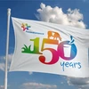 Lá cờ kỷ niệm 150 năm của Tập đoàn FrieslandCampina chính thức được giương cao, đánh dấu 1,5 thế kỷ Tập đoàn đồng hành cùng thế giới