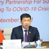 Chủ nhiệm Ủy ban Đối ngoại của Quốc hội Việt Nam Vũ Hải Hà phát biểu. (Ảnh: Nguyễn Điệp/TTXVN) 